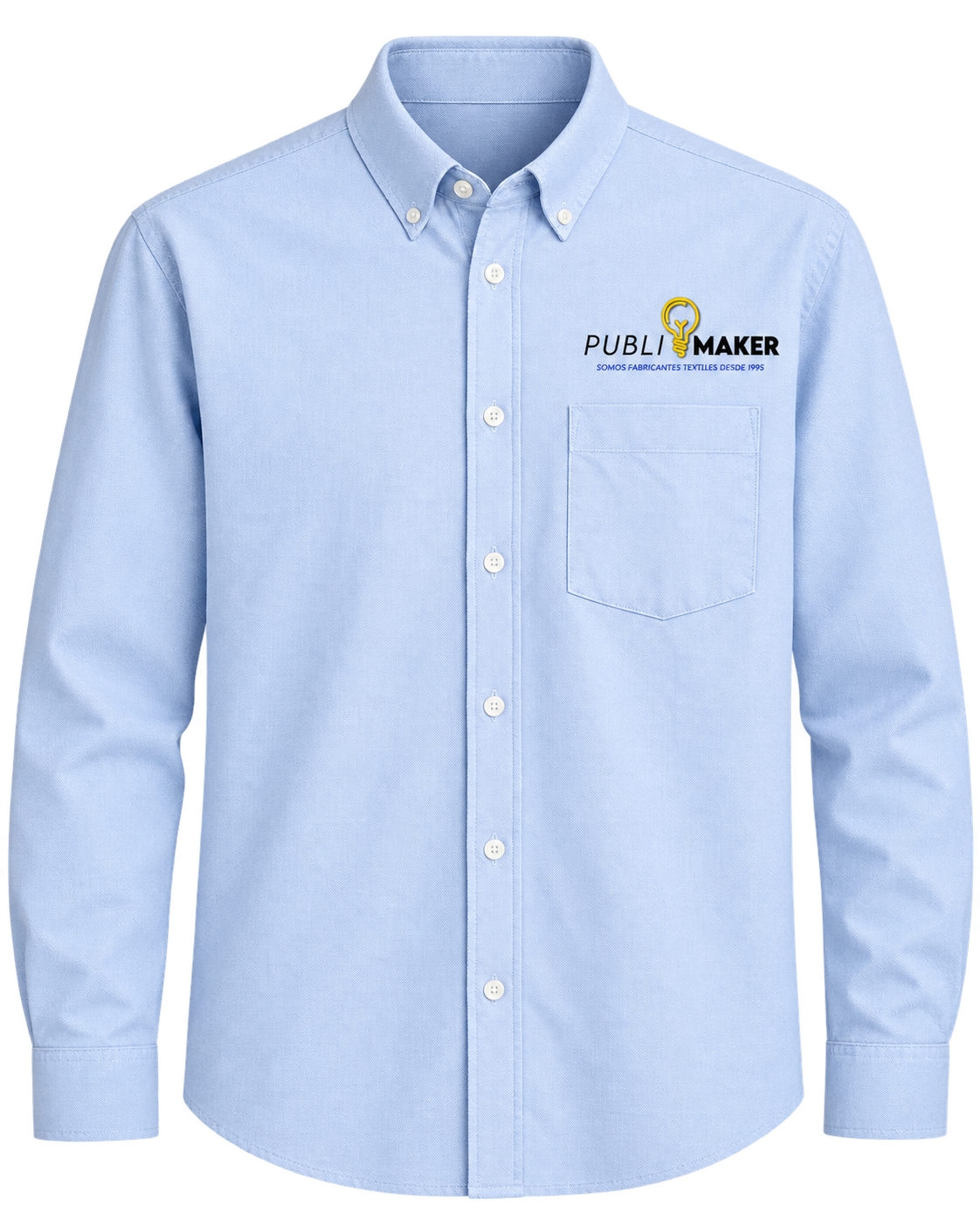 Camisa Oxford Manga Larga Publimaker